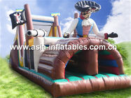 Inflatable Obstacle Challenges Course In Pirate Ship Design