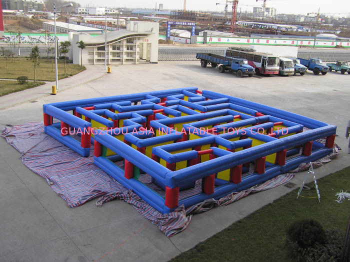 Inflatable Tunnel Maze Game, Inflatable Maze Field For Chilren