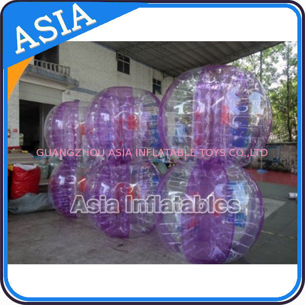 Exciting 1.0mm PVC Soccer Bubble Ball Inflatable For Commercial